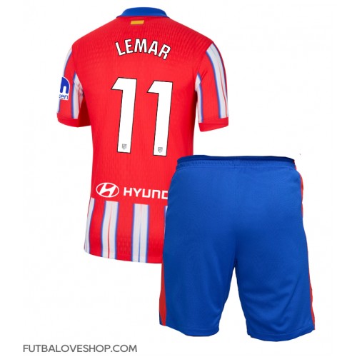 Dres Atletico Madrid Thomas Lemar #11 Domáci pre deti 2024-25 Krátky Rukáv (+ trenírky)